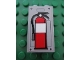 Part No: 87544pb002  Name: Panel 1 x 2 x 3 with Side Supports - Hollow Studs with Fire Extinguisher Pattern (Sticker) - Set 7596