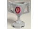 Part No: 89801pb10  Name: Minifigure, Utensil Trophy Cup with Magenta Number 1 in Gold Oval Pattern (Sticker) - Set 41126