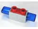 Part No: 92914c01  Name: Duplo Siren with Light and Sound, 1 x 2 Base with Red 2 Stud Button on Top and Trans-Dark Blue Light Covers