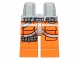 Part No: 970c04pb04  Name: Hips and Orange Legs with SW Pilot Pockets, 3 Bullets and Light Bluish Gray Belts Pattern