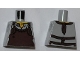 Lot ID: 211830116  Part No: 973pb0892  Name: Torso Dark Brown Apron with Silver Buckles Pattern