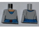 Lot ID: 331439794  Part No: 973pb0977  Name: Torso SW Light Bluish Gray Shirt, Blue Belt with Red Buckle Pattern (Padme)