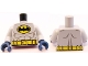 Lot ID: 178230407  Part No: 973pb1002c01  Name: Torso Batman Logo in Yellow Oval with Muscles and Yellow Belt Front and Back Pattern / Light Bluish Gray Arms / Dark Blue Hands