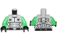 Part No: 973pb1270c02  Name: Torso Galaxy Squad Armor with Number 30 on Back Pattern / Bright Green Arms / Black Hands