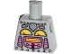 Part No: 973pb1515  Name: Torso Robot with Silver Rivets, Yellow Gauges, Dark Pink Screen Pattern