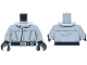 Part No: 973pb5869c03  Name: Torso SW Imperial Crew Uniform Jumpsuit with Straight Black Belt with Silver Buckle and Dot Pattern / Light Bluish Gray Arms / Black Hands