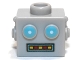 Part No: 98384pb01  Name: Minifigure, Head, Modified Robot Male Pattern