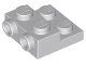 Lego part: Plate, Modified 2 x 2 x 2/3 with 2 Studs on Side