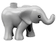 Lot ID: 310461312  Part No: eleph5c01pb02  Name: Duplo Elephant Baby, Walking, Eyes Semicircular Pattern