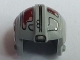 Part No: x164pb05  Name: Minifigure, Headgear Helmet SW Rebel Pilot with Dark Red Markings Pattern