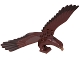 Part No: 11435pb02c01  Name: Eagle, Moveable Wings, Dark Brown Head and Tail Feathers (Gwaihir)