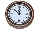 Part No: 14769pb133  Name: Tile, Round 2 x 2 with Bottom Stud Holder with Clock with Roman Numerals Simple Pattern