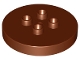 Part No: 15516  Name: Duplo, Brick Round 4 x 4 Flat Top Thin with 2 x 2 Studs (Table)