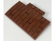 Lot ID: 265814123  Part No: 15625pb021  Name: Slope, Curved 5 x 8 x 2/3 with 4 Studs with Boards and Nails Pattern