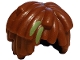 Part No: 2003pb05  Name: Minifigure, Hair Short Layered Mop Top with Lime Streaks Pattern