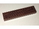 Part No: 2431pb0438  Name: Tile 1 x 4 with Wood Grain and 2 Nails on Reddish Brown Background Pattern (Sticker) - Set 75903