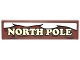 Part No: 2431pb0444 Name: Tile 1 x 4 with 'NORTH POLE', Wood Grain and Snow Overhang on Transparent Background Pattern (Sticker) - Set 10245 Part No: 2431pb0444 Name: Tile 1 x 4 with 'NORTH POLE', Wood Grain and Snow Overhang on Transparent Background Pattern (Sticker) - Set 10245