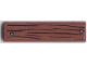 Part No: 2431pb0564  Name: Tile 1 x 4 with Wood Grain and 2 Dark Bluish Gray Nails on Reddish Brown Background Pattern (Sticker) - Set 60071