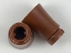 Part No: 2536d  Name: Plant, Tree Palm Trunk - Short Connector, Axle Hole with 2 Inside Prongs