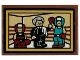 Part No: 26603pb580  Name: Tile 2 x 3 with Boxers and Referee in Boxing Ring Pattern (Sticker) - Set 76451