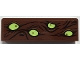 Part No: 30413pb083  Name: Panel 1 x 4 x 1 with Wood Grain and Yellowish Green Eyes Pattern (Sticker) - Set 70425
