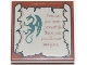 Lot ID: 399210011  Part No: 3068pb0313  Name: Tile 2 x 2 with Dragon and Scroll with 'You are far more powerfull than you would ever imagine...' Pattern