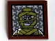 Part No: 3068pb0600  Name: Tile 2 x 2 with Mummy Portrait Pattern (Sticker) - Set 10228