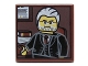 Part No: 3068pb0699  Name: Tile 2 x 2 with Portrait of Male Minifigure with Gray Hair, Beard and Black Suit Pattern