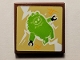 Lot ID: 278920894  Part No: 3068pb1274  Name: Tile 2 x 2 with Angry Birds Piggy Pattern (Sticker) - Set 75823