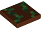 Part No: 3068pb1790  Name: Tile 2 x 2 with Bright Green, Green and Dark Green Minecraft Pixelated Pattern