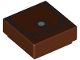 Lot ID: 336805743  Part No: 3070pb269  Name: Tile 1 x 1 with Black Curved Line and White Dot Pattern (BrickHeadz Tusken Raider Utility Belt Pocket)