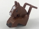 Part No: 35704pb01  Name: Minifigure Costume Horse Head and Legs with Black Eyes and Hooves, White Blaze Pattern