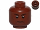 Part No: 3626bpb0424  Name: Minifigure, Head Grim Face with Cheek Lines, Thin Eyebrows and White Pupils Pattern - Blocked Open Stud