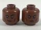 Lot ID: 207113865  Part No: 3626cpb2046  Name: Minifigure, Head Dual Sided Black Eyebrows and Cheek Lines, Smirk with Raised Eyebrow / Firm Expression Pattern - Hollow Stud