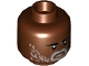 Part No: 3626pb2980  Name: Minifigure, Head Black Eyebrows, Eyes with White Pupils, Light Bluish Gray Beard Pattern (SW Greef Karga)