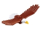 Part No: 37543pb01  Name: Eagle with Yellow Beak, White Head and Tail Feathers Pattern