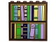 Part No: 59349pb276  Name: Panel 1 x 6 x 5 with Books on Bookcase Pattern (Sticker) - Set 43196