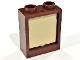 Part No: 60592c05  Name: Window 1 x 2 x 2 Flat Front with Tan Glass (60592 / 60601)