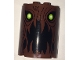 Part No: 6259pb033  Name: Cylinder Half 2 x 4 x 4 with Tree Bark Lines, Lime Eyes and Open Mouth Pattern (Sticker) - Set 75902