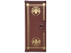 Part No: 80683pb001 Name: Door 1 x 3 x 6 with Stud Handle with Gold Border with Squares and Arendelle Crest Flowers Pattern Part No: 80683pb001 Name: Door 1 x 3 x 6 with Stud Handle with Gold Border with Squares and Arendelle Crest Flowers Pattern