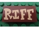 Part No: 87079pb0038  Name: Tile 2 x 4 with 'RIFF' Pattern (Sticker) - Set 7594