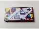 Part No: 87079pb0570  Name: Tile 2 x 4 with Chairlift Pattern (Sticker) - Set 41324