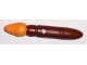 Part No: 93552pb05  Name: Minifigure, Utensil Paint Brush with Orange Bristles Pattern