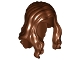 Part No: 95225  Name: Minifigure, Hair Long Wavy with Center Part