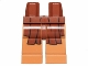 Lot ID: 405022332  Part No: 970c150pb08  Name: Hips and Medium Nougat Legs with Reddish Brown SW Jedi Robe Pattern