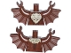 Lot ID: 348877985  Part No: 973pb1644c01  Name: Torso Batman Bat with Tan Fur Pattern / Reddish Brown Arms with Wings / Reddish Brown Hands