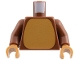 Part No: 973pb6443c01  Name: Torso Medium Nougat Belly Pattern / Reddish Brown Arms / Medium Nougat Hands