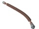 Part No: x131c03  Name: Hose, Flexible 12L with Tabbed Dark Bluish Gray Ends