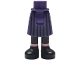 Part No: 109803c00pb07  Name: Mini Doll Hips and Skirt Mid-Length with Molded Black Legs / Boots and Printed Black Vertical Stripes, Bright Pink Socks Pattern - Thick Hinge