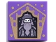 Lot ID: 295295042  Part No: 3068pb1743  Name: Tile 2 x 2 with HP Chocolate Frog Card Albus Dumbledore Gold Pattern